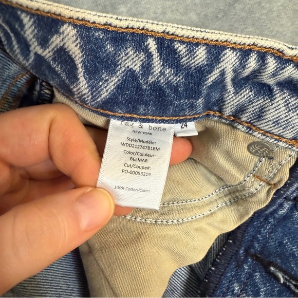 Rag & Bone Maya Jeans Women’s 24 High Rise Ankle Slim Fit Y2K Denim Vintage - Picture 10 of 16